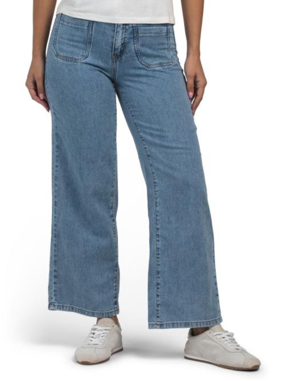 OAT NEW YORK Petite Patch Pocket Jeans